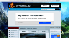 What Skvelehry.cz website looked like in 2020 (3 years ago)