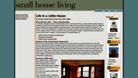 What Smallhouseliving.org website looked like in 2020 (3 years ago)