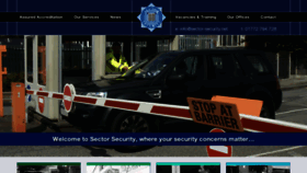 What Sectorsecurity.com website looked like in 2020 (3 years ago)