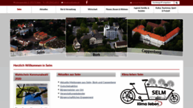 What Selm.de website looked like in 2020 (3 years ago)