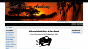 What Southshorearcherysupply.com website looked like in 2020 (3 years ago)