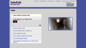 What Subsedit.com website looked like in 2020 (3 years ago)