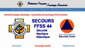What Securite-nautique-atlantique.fr website looked like in 2020 (3 years ago)