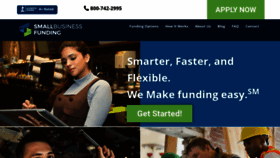 What Smallbusinessfunding.com website looked like in 2020 (3 years ago)
