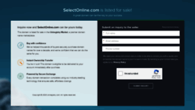 What Selectonline.com website looked like in 2020 (3 years ago)