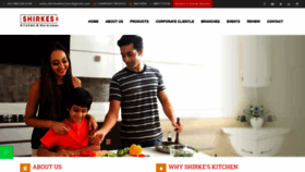 What Shirkeskitchen.com website looked like in 2020 (3 years ago)
