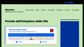 What Silaonline.it website looked like in 2020 (3 years ago)