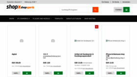 What Shophostx.de website looked like in 2020 (3 years ago)