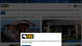 What Skanholz-onlineshop.de website looked like in 2020 (3 years ago)