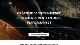 What Siteline.fr website looked like in 2020 (5 years ago)