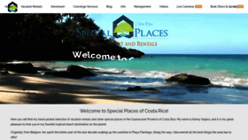 What Specialplacesofcostarica.com website looked like in 2020 (3 years ago)