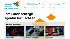 What Saena.de website looked like in 2020 (3 years ago)