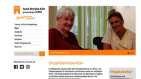 What Sbk-koeln.de website looked like in 2020 (3 years ago)