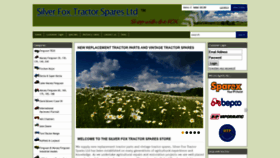 What Silverfoxtractorspares.com website looked like in 2020 (3 years ago)