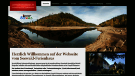 What Seewald-ferienhaus.de website looked like in 2020 (3 years ago)