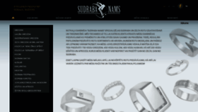 What Sudrabanams.lv website looked like in 2020 (3 years ago)