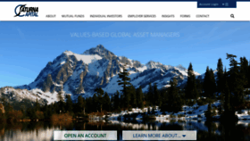 What Saturna.com website looked like in 2020 (3 years ago)