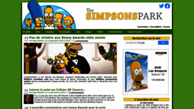 What Simpsonspark.com website looked like in 2020 (3 years ago)