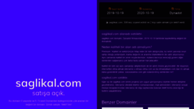 What Saglikal.com website looked like in 2020 (3 years ago)