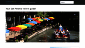 What Sanantoniotourist.com website looked like in 2020 (3 years ago)