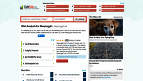 What Sleepinggirl.net.cutestat.com website looked like in 2020 (3 years ago)