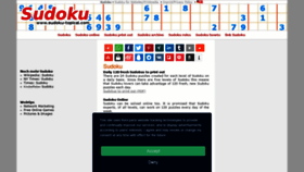What Sudoku-topical.com website looked like in 2020 (3 years ago)