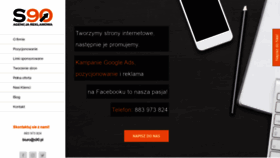What S90.pl website looked like in 2020 (3 years ago)