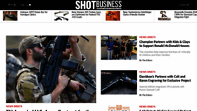 What Shotbusiness.com website looked like in 2020 (3 years ago)