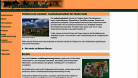 What Studenten.de website looked like in 2020 (3 years ago)