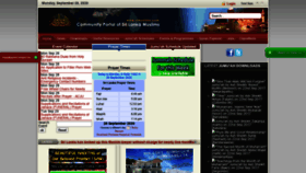 What Slmuslims.com website looked like in 2020 (3 years ago)