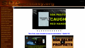What Sdaapostasy.org website looked like in 2020 (3 years ago)
