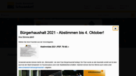 What Schwandorf.de website looked like in 2020 (3 years ago)