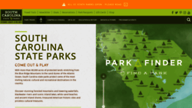 What Southcarolinaparks.com website looked like in 2020 (3 years ago)