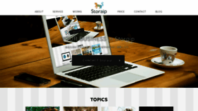 What Storaip.jp website looked like in 2020 (3 years ago)