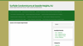 What Seaside-heightsrentals.com website looked like in 2020 (3 years ago)