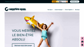 What Sapphirespas.fr website looked like in 2020 (3 years ago)