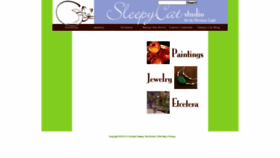What Sleepycatstudio.com website looked like in 2020 (3 years ago)