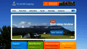 What Scottishcamping.com website looked like in 2020 (3 years ago)