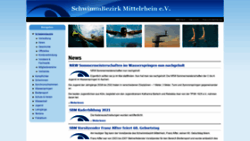 What Schwimm-mit.de website looked like in 2020 (3 years ago)