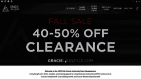 What Store.gracieuniversity.com website looked like in 2020 (3 years ago)