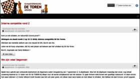 What Schaakverenigingdetoren.nl website looked like in 2020 (3 years ago)