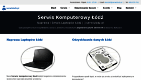 What Serwislodz.pl website looked like in 2020 (3 years ago)