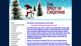 What Spiritofchristmas1.com website looked like in 2020 (3 years ago)