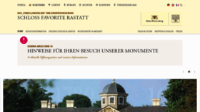 What Schloss-favorite-rastatt.de website looked like in 2020 (3 years ago)