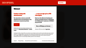 What Speigel.de website looked like in 2020 (3 years ago)
