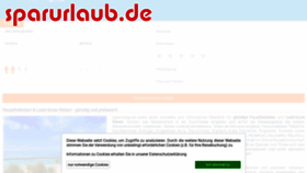 What Sparurlaub.de website looked like in 2020 (3 years ago)