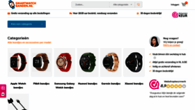 What Smartwatchbanden.nl website looked like in 2020 (3 years ago)