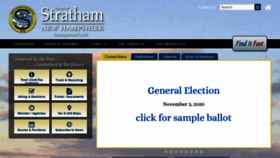 What Strathamnh.gov website looked like in 2020 (3 years ago)