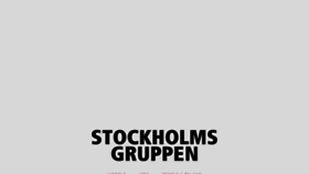 What Stockholmsgruppen.com website looked like in 2020 (3 years ago)