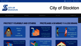 What Stocktongov.com website looked like in 2020 (3 years ago)